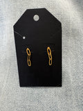 Paperclip earring