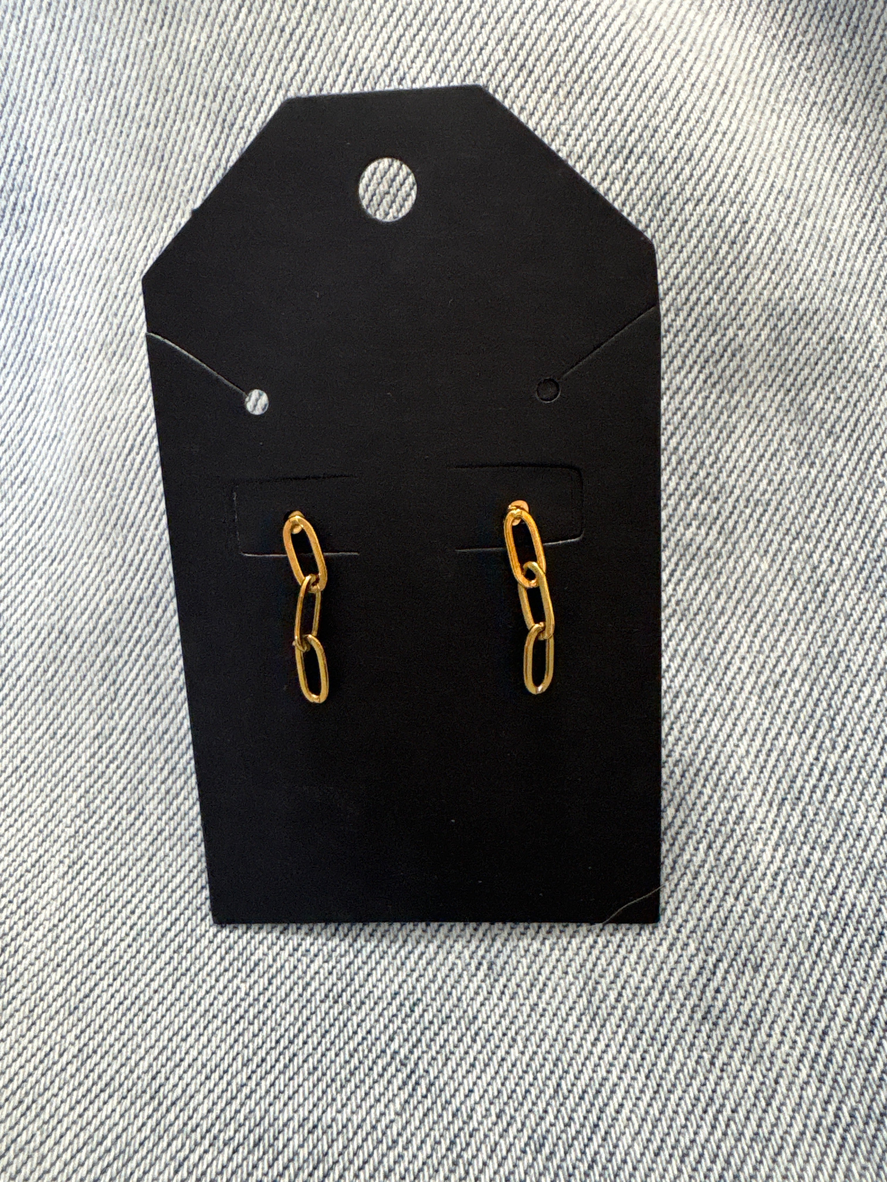 Paperclip earring