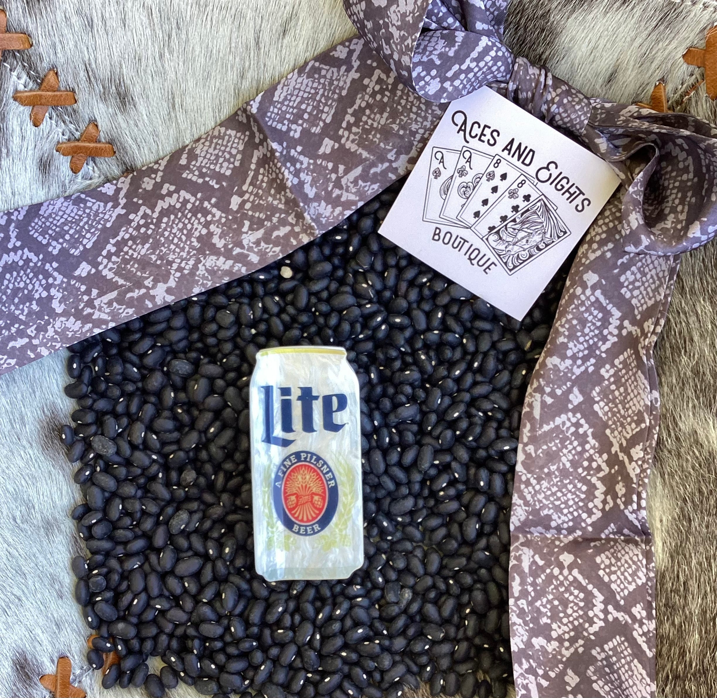 Miller lite hair clip