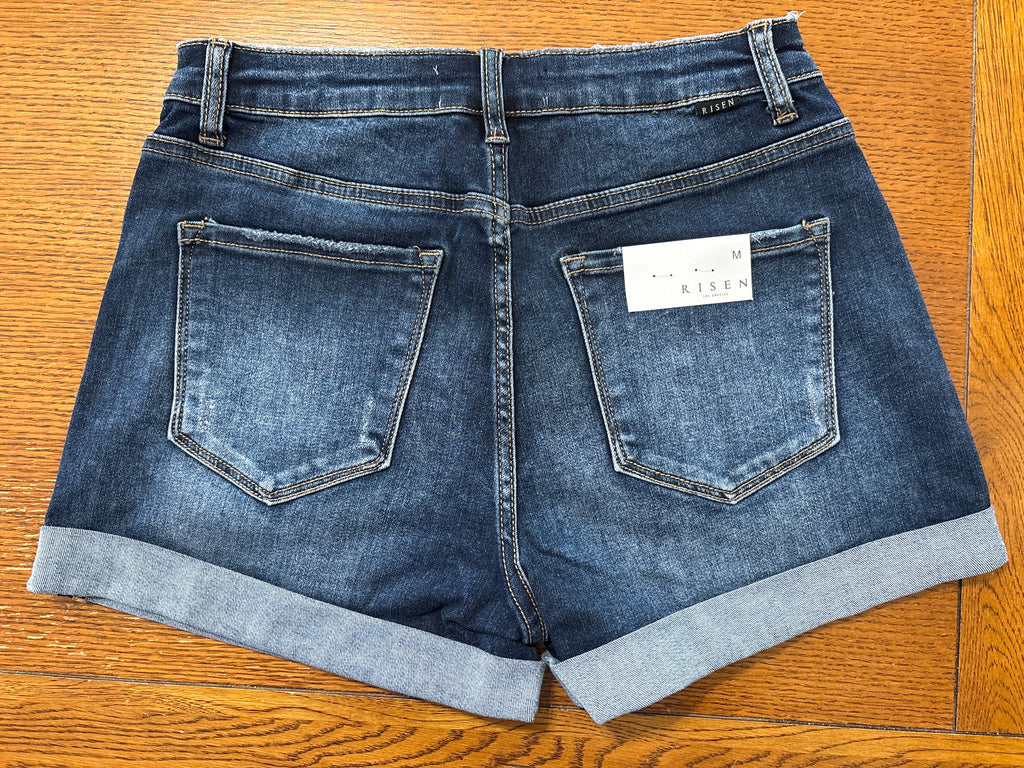 Risen button fly shorts