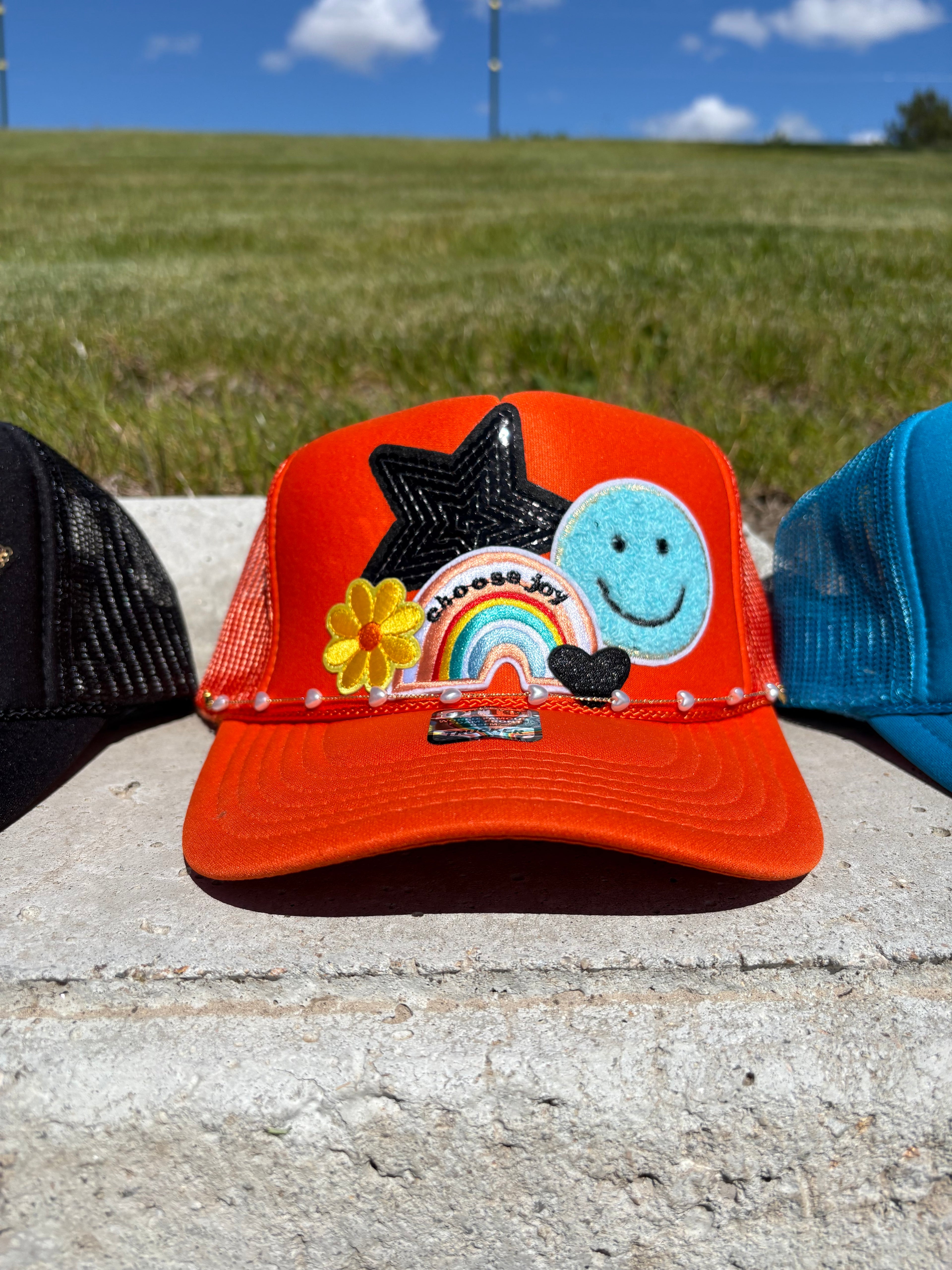 Choose joy trucker hat