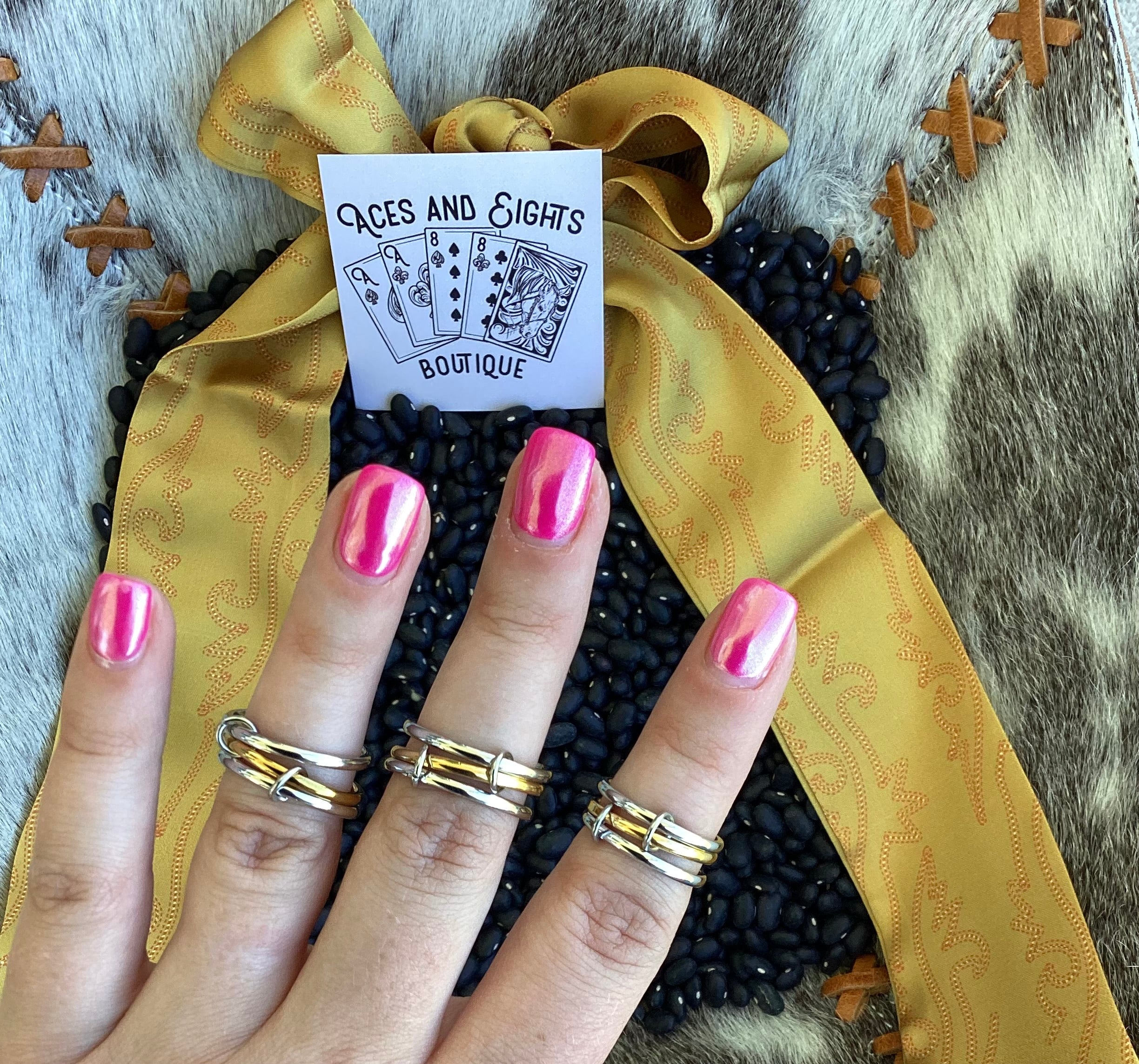 Mixed metal rings