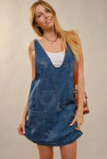 Overall Dress-Denim