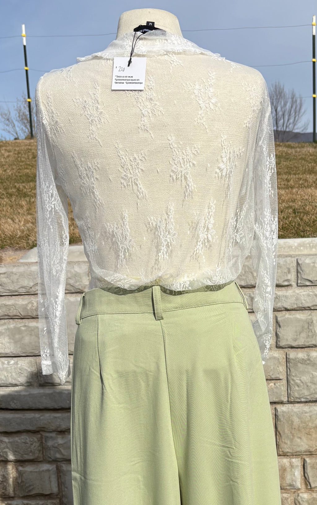 Lace Blouse White