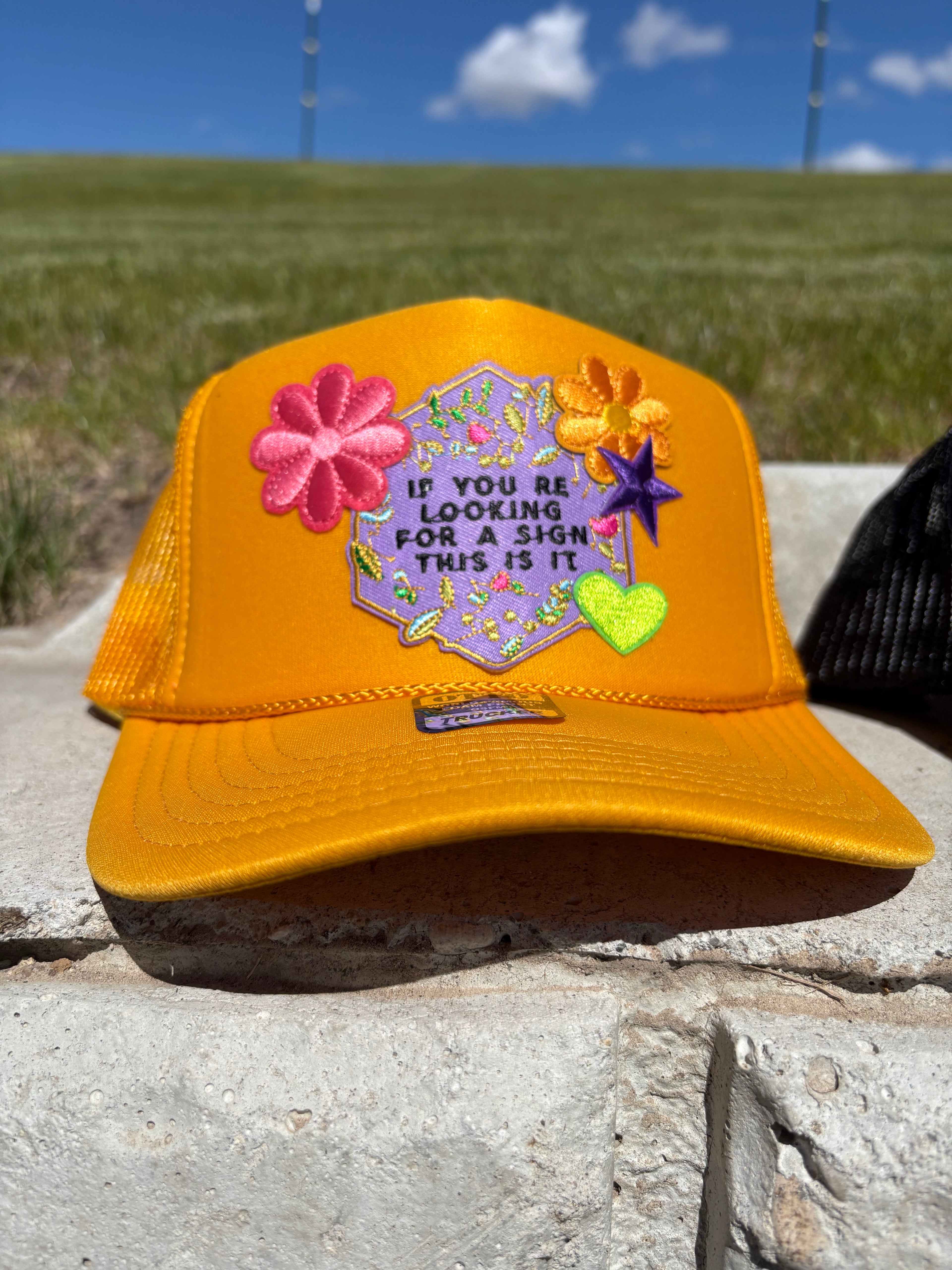 If you’re looking for a sign trucker hat