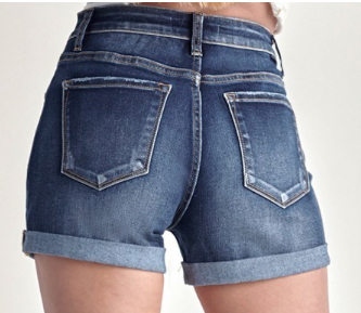 Risen button fly shorts